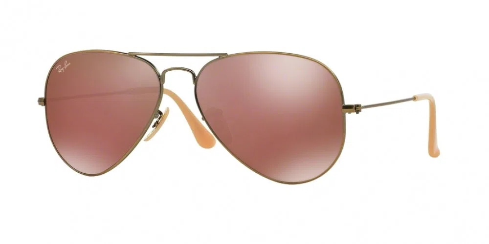 Ray Ban RB 3025 Aviator Large Metal Sunglasses - Medium - 58mm - Silver - view 35